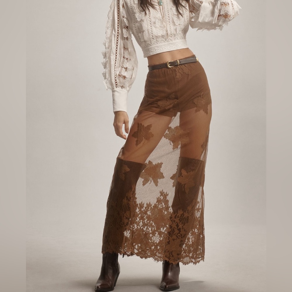 Anthropologie Pull on skirt